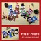 4E's Novelty Foam Kids Christmas Picture Frame Ornament Craft Kit, 12 Pack DIY Holiday Art Activity for Children, Self-Adhesive Foam Christmas Tree Ornaments for Kids Ages 3-12, Party Craft Set